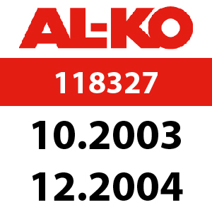 AL-KO Concord T20-102 HDE - 118327: 10.2003 - 12.2004