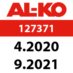 AL-KO Premium T20-105.6 HD V2 - 127371: 4.2020 - 9.2021