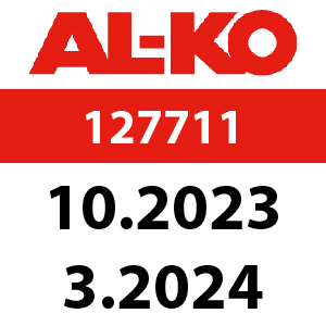 AL-KO Solo Premium T24-125 HD V2 - 127711: 10.2023 - 3.2024