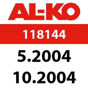 AL-KO T17-102 HD LUX HVC - 118144: 5.2004 - 10.2004