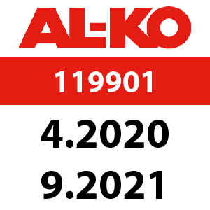 AL-KO T17-103.8 HD Lawn Tractor - 119901: 4.2020 - 9.2021