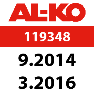 AL-KO T18-95.4 HD - 119348: 9.2014 - 3.2016