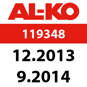 AL-KO T18-95.4 HD - 119348: 12.2013 - 9.2014