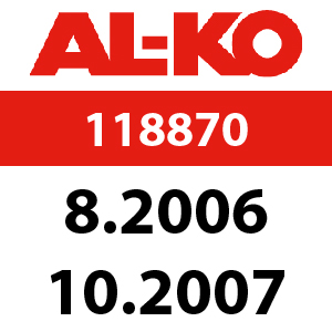 AL-KO T18-102 HD Powerline - 118870: 8.2006 - 10.2007