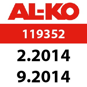 AL-KO T20-105.4 HDE Powerline - 119352: 2.2014 - 9.2014