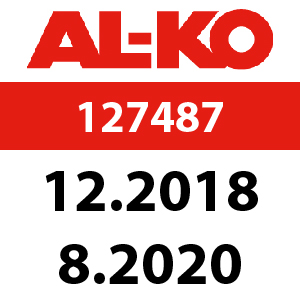 AL-KO R7-65 HD Hydrostatic Rider - 127487: 12.2018 - 8.2020