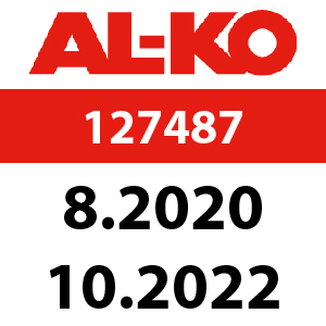 AL-KO R7-65 HD Hydrostatic Rider - 127487: 8.2020 - 10.2022