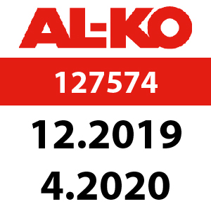 AL-KO Comfort T15-93.9 HDS-A - 127574: 12.2019 - 4.2020