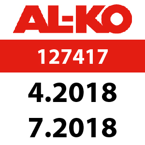 AL-KO Comfort T15-93.7 HD-A - 127417: 4.2018 - 7.2018