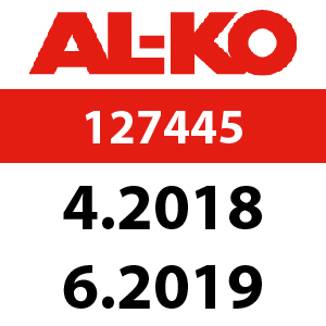 AL-KO Comfort T22-111.7 HDS-A V2 - 127445: 4.2018 - 6.2019