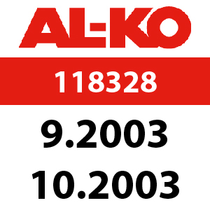 AL-KO Comfort T750 - 118328: 9.2002 - 9.2003