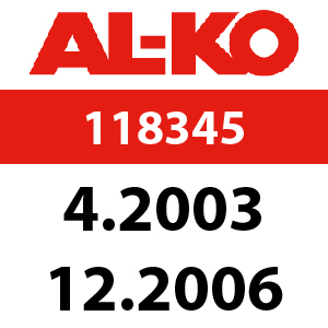 AL-KO Powerline 5200 - 118345: 4.2003 - 12.2006