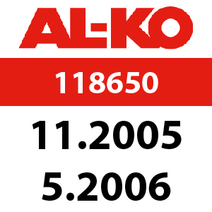 AL-KO Powerline 4700 - 118650: 11.2005 - 5.2006