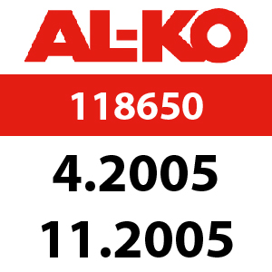 AL-KO Powerline 4700 - 118650: 4.2005 - 11.2005