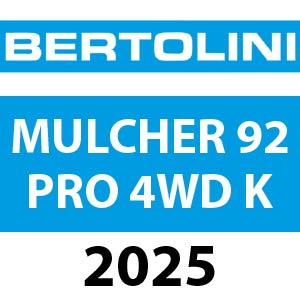 Bertolini MULCHER 92 PRO 4WD K - 2025 - Ride On Mower Parts