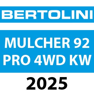 Bertolini MULCHER 92 PRO 4WD KW - 2025 - Ride On Mower Parts