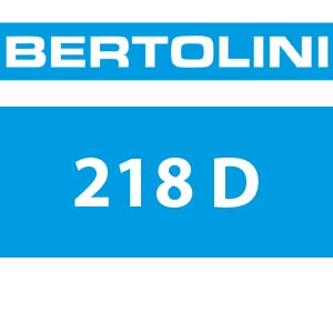 Bertolini 218 D - Tiller Parts