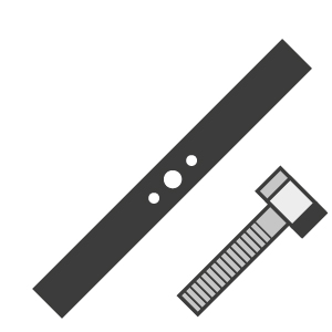 Countax 42" XRD (3 Blade Collection Deck) - Blade Set & Fixings