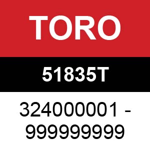 Toro - 51835T (324000001 - 999999999)