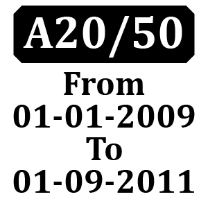 Countax A2050 From 01-01-2009 To 01-09-2011 Countax A2050 From 01-01-2009 To 01-09-2011