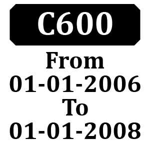 Countax C600 4WD From 01-01-2006 To 01-01-2008