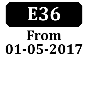 Countax E36 W216K From 01-05-2017