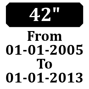 Countax IBS DECK 42" From 01-01-2005 To 01-01-2013