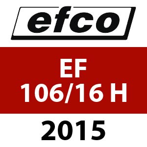 Efco EF 106 16 H - 2015 - Ride On Mower Parts