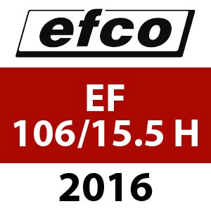 Efco EF 106 15.5 H - 2016 - Ride On Mower Parts
