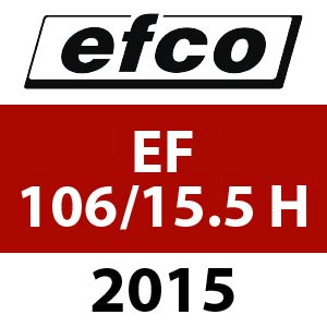 Efco EF 106 15.5 H - 2015 - Ride On Mower Parts