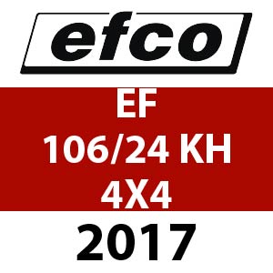 Efco EF 106 24 KH 4X4 (K2400AVD V-twin) - 2017 - Ride On Mower Parts