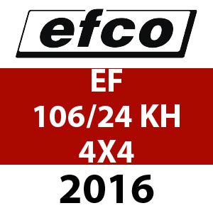 Efco EF 106 24 KH 4X4 (K2400AVD V-twin) - 2016 - Ride On Mower Parts