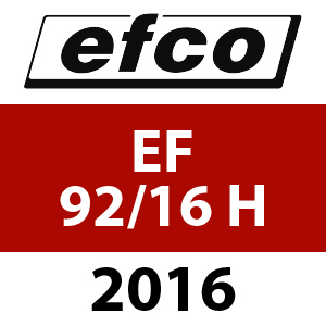 Efco EF 92 16H - 2016 - Ride On Mower Parts