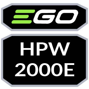 EGO HPW2000E Pressure Washer Parts