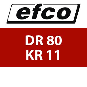 Efco DR 80 KR 11 - Flail Mower Parts