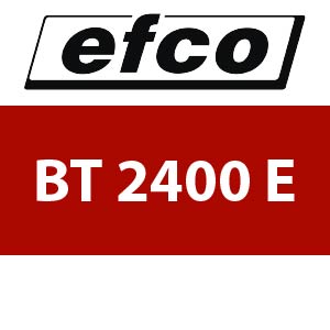 Efco BT 2400 E - Shredder Parts