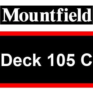 DECK 105 C 4000 series - Front Mower Parts
