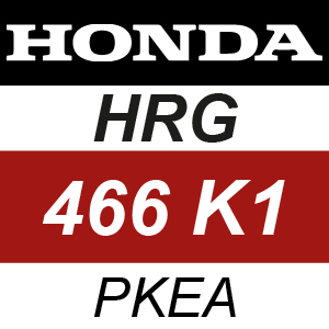 Honda HRG466K1-PKEA Rotary Mower Parts