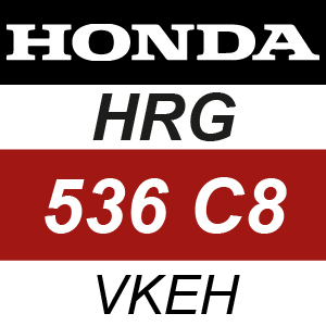 Honda HRG536C8-VKEH Rotary Mower Parts