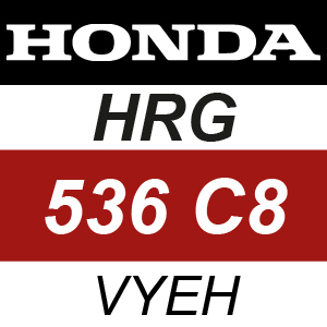 Honda HRG536C8-VYEH Rotary Mower Parts