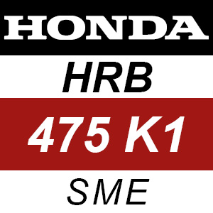Honda HRB475K1 - SME Rotary Mower Parts