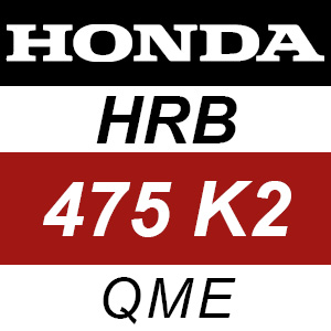 Honda HRB475K2 - QME Rotary Mower Parts