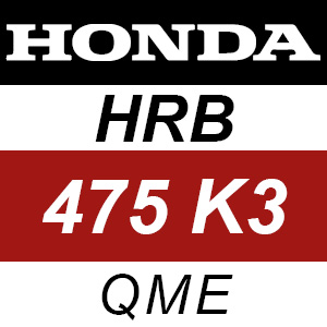 Honda HRB475K3 - QME Rotary Mower Parts