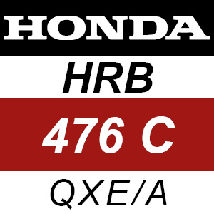 Honda HRB476C - QXE-A Rotary Mower Parts