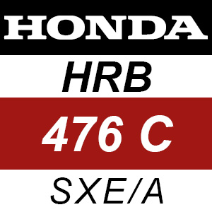 Honda HRB476C - SXE-A Rotary Mower Parts