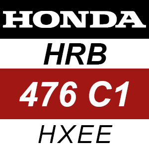 Honda HRB476C1 - HXEE Rotary Mower Parts