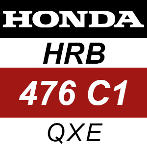 Honda HRB476C1 - QXE Rotary Mower Parts