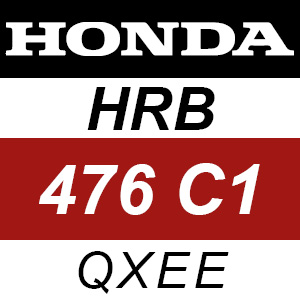Honda HRB476C1 - QXEE Rotary Mower Parts