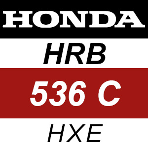 Honda HRB536C - HXE Rotary Mower Parts