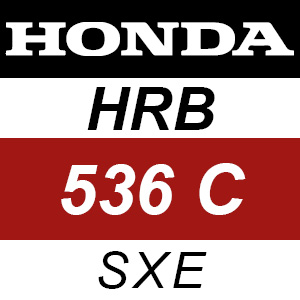 Honda HRB536C - SXE Rotary Mower Parts